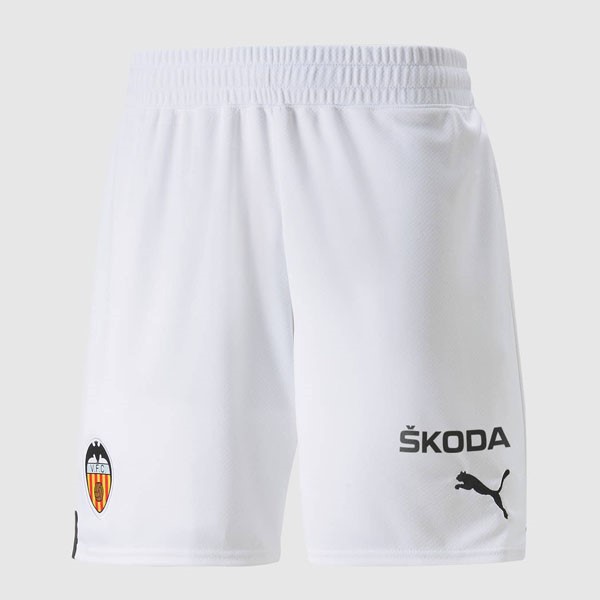 Pantalones Valencia 1ª 2022/23 Blanco